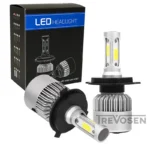 LED-polttimot H4 6500K S2 COB (2 kpl)