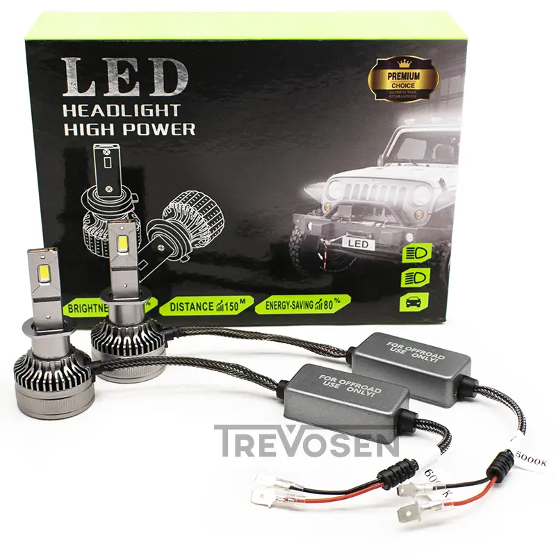 LED-polttimot H1 6000K 50W CanBus (2 kpl)