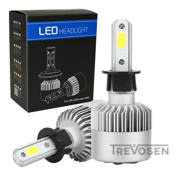 LED-polttimot H3 6500K S2 COB (2 kpl)