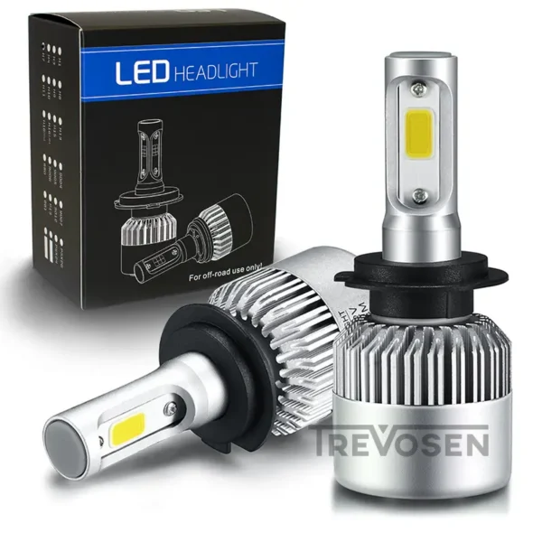 LED-polttimot H7 6500K S2 COB (2 kpl)