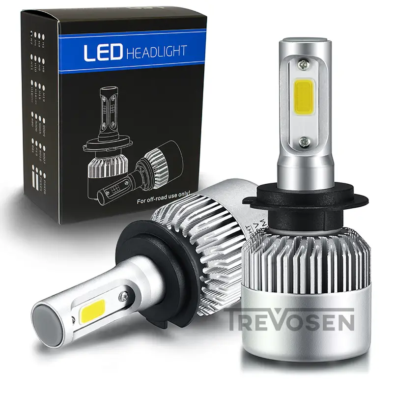 LED-polttimot H7 6500K S2 COB (2 kpl)