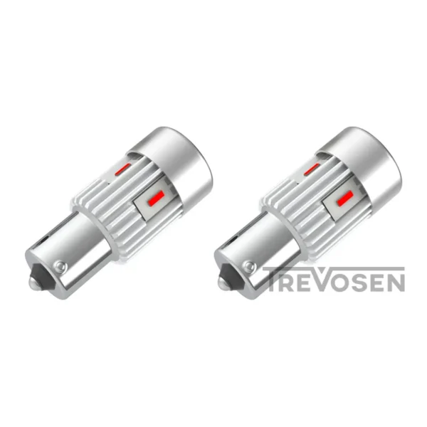 LED-polttimot P21W BA15S punainen CanBus (2 kpl)
