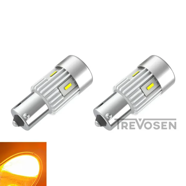 LED-polttimot PY21W BAU15S keltainen CanBus (2 kpl)