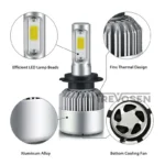 LED-polttimot H7 6500K S2 COB (2 kpl)