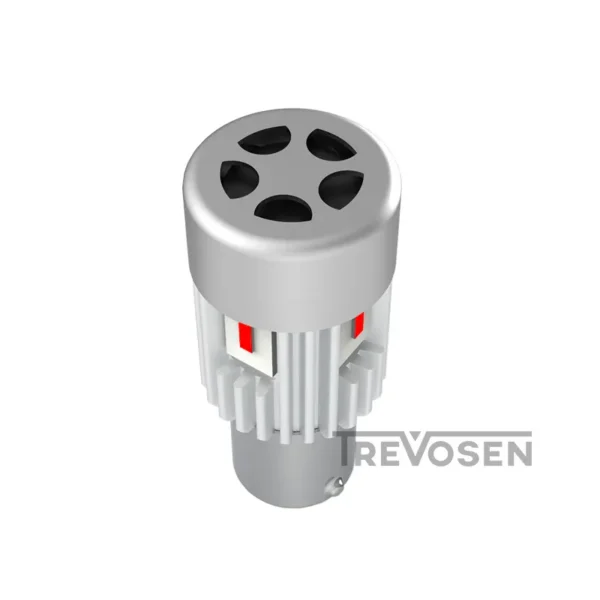 LED-polttimot P21W BA15S punainen CanBus (2 kpl)