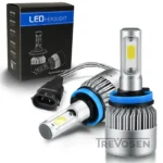 LED-polttimot H8 H9 H11 6500K S2 COB (2 kpl)