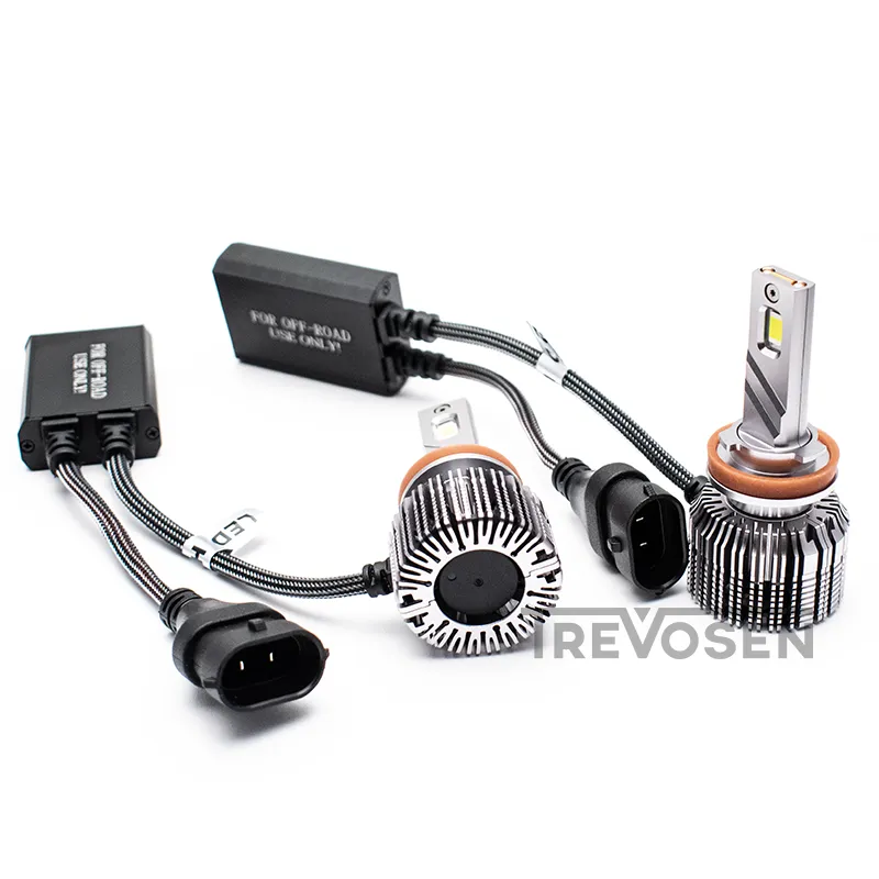 LED-polttimot H8 H9 H11 6000K 55W CanBus (2 kpl)