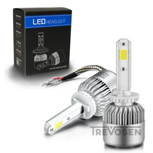 LED-polttimot H27 880 6500K S2 COB (2 kpl)