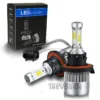 LED-polttimot H13 9008 6500K S2 COB (2 kpl)